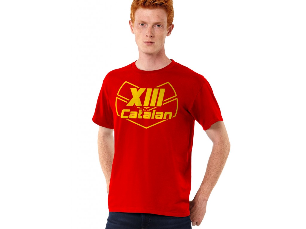 T-shirt homme XIII Catalan - Big Blaz Jaune