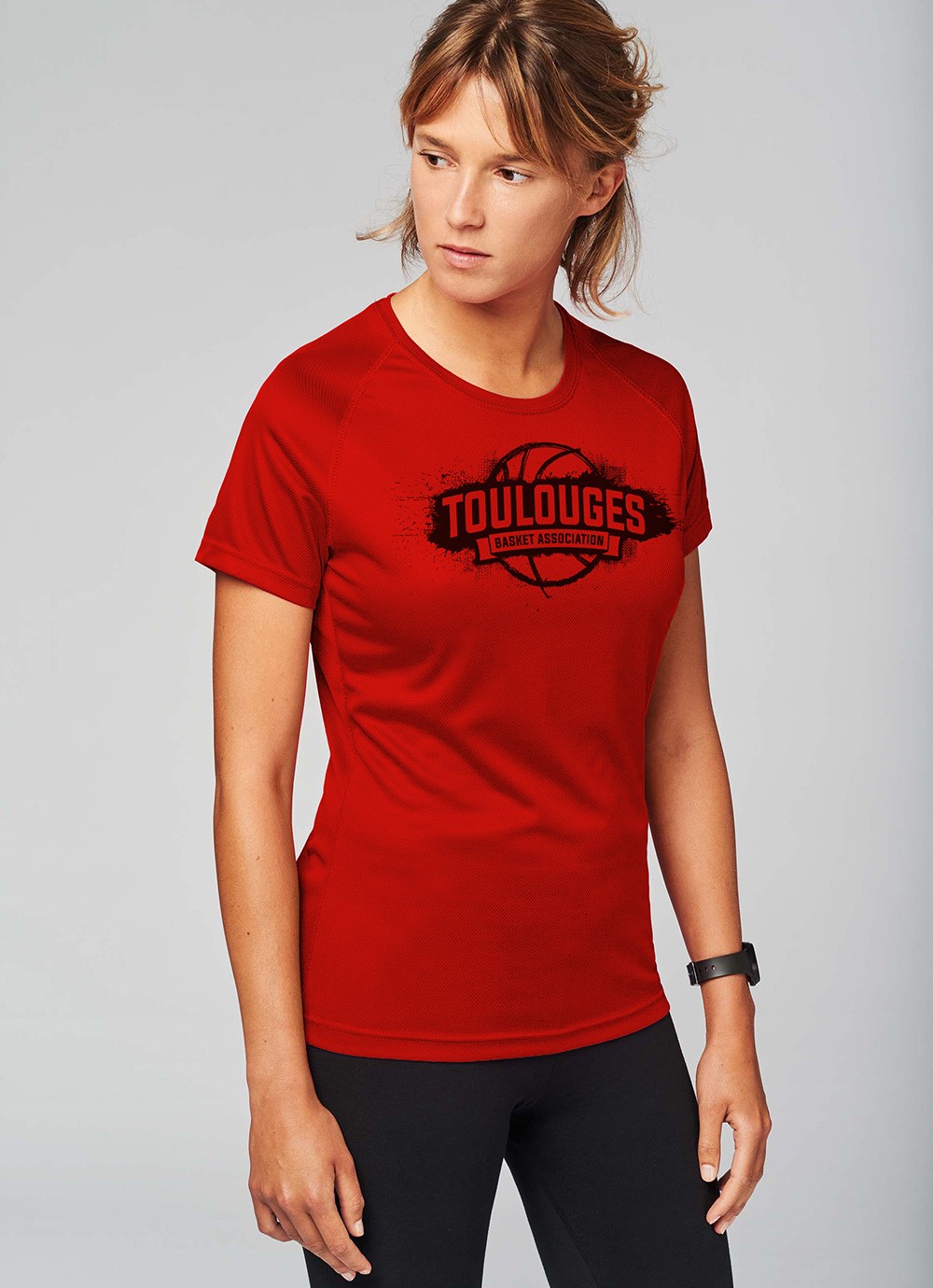 T-shirt sport femme Toulouges Basket Association - Playground