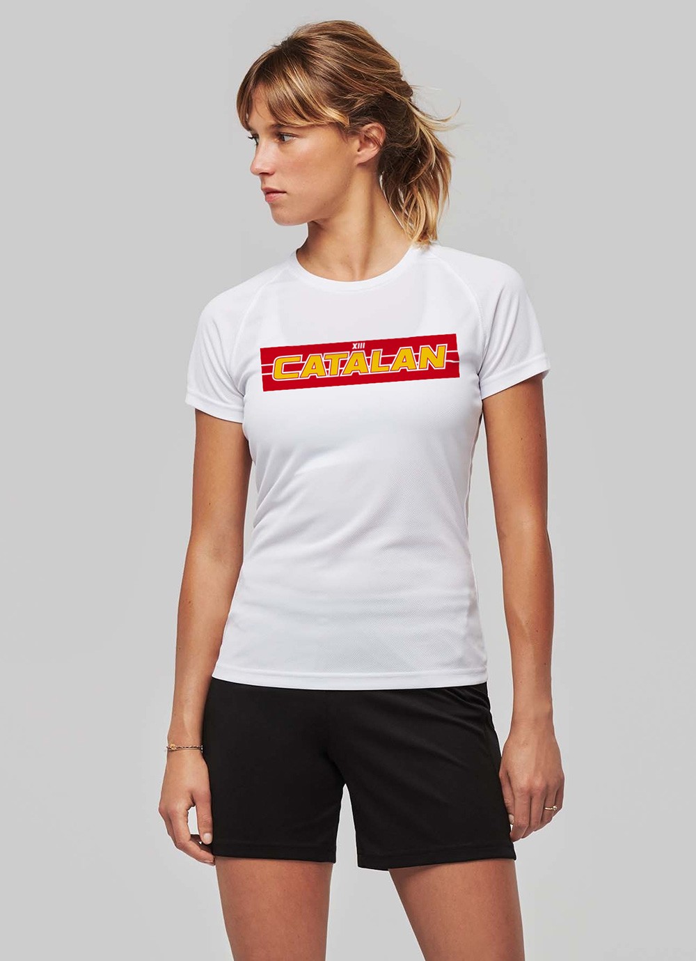 T-shirt sport femme XIII Catalan - Cataline