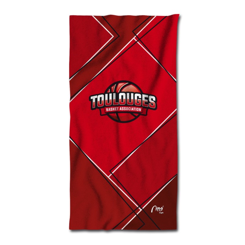 Serviette de plage Toulouges Basket Association Serviette de plage Toulouges Basket Association