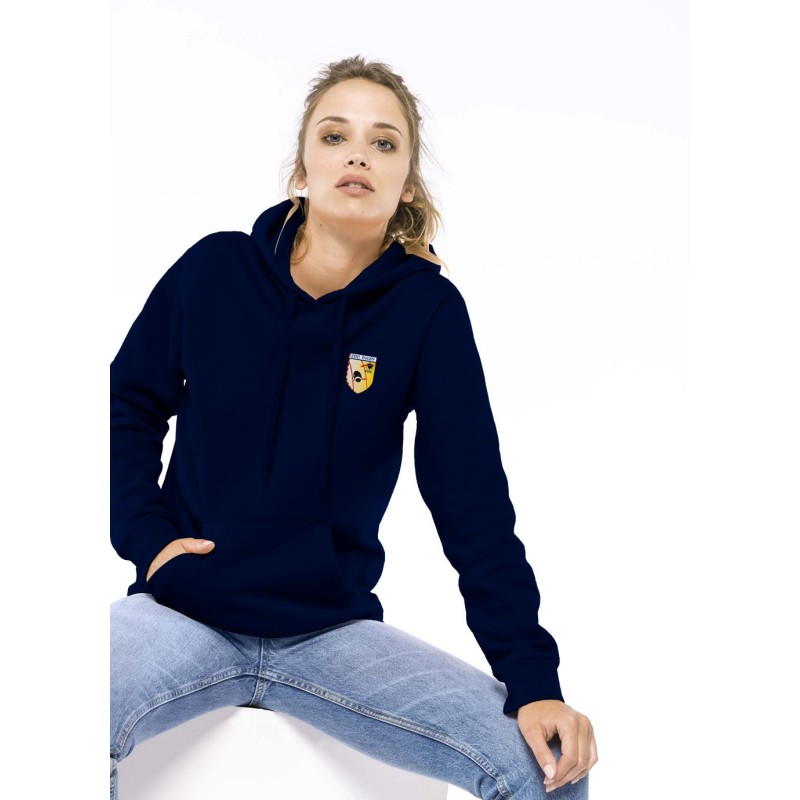 Sweat capuche femme COC Rugby marine Sweat capuche femme COC Rugby marine