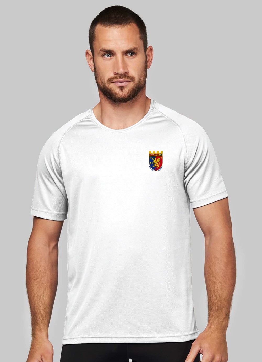 Tshirt sport homme Realmont XIII blanc