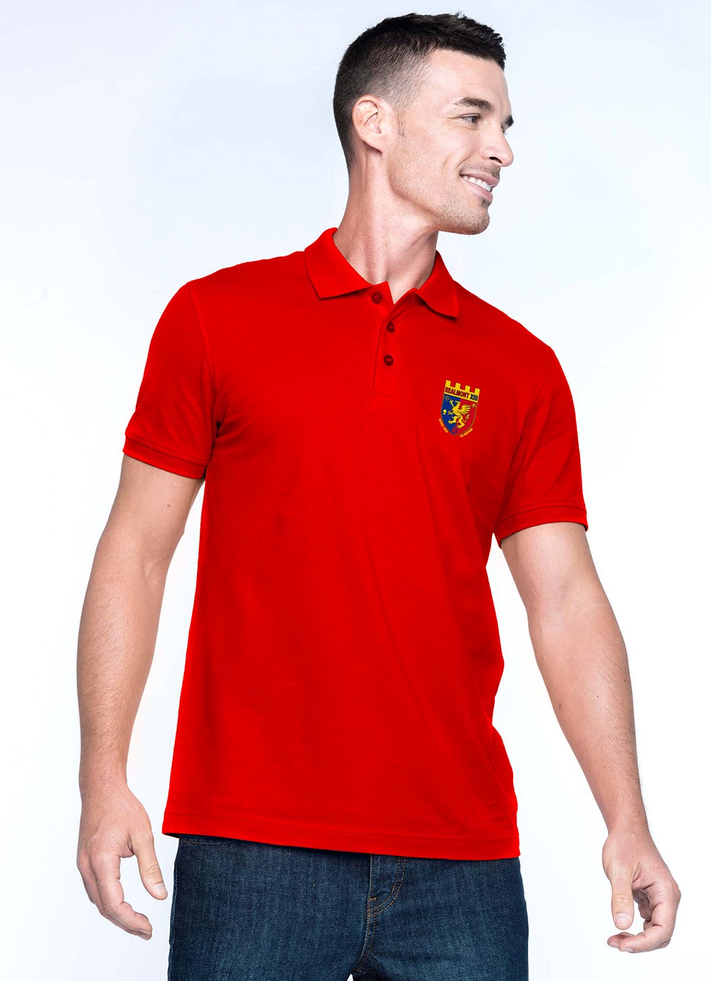Polo homme Realmont XIII rouge