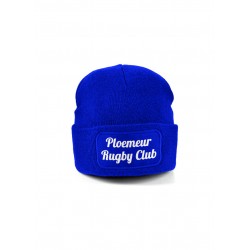 Bonnet Beechfield patch Ploemeur Rugby Club bleu