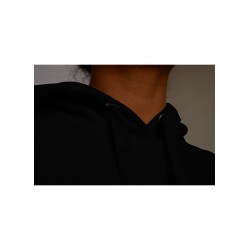 Sweatshirt capuche unisexe noir MIKZ Bayoubob