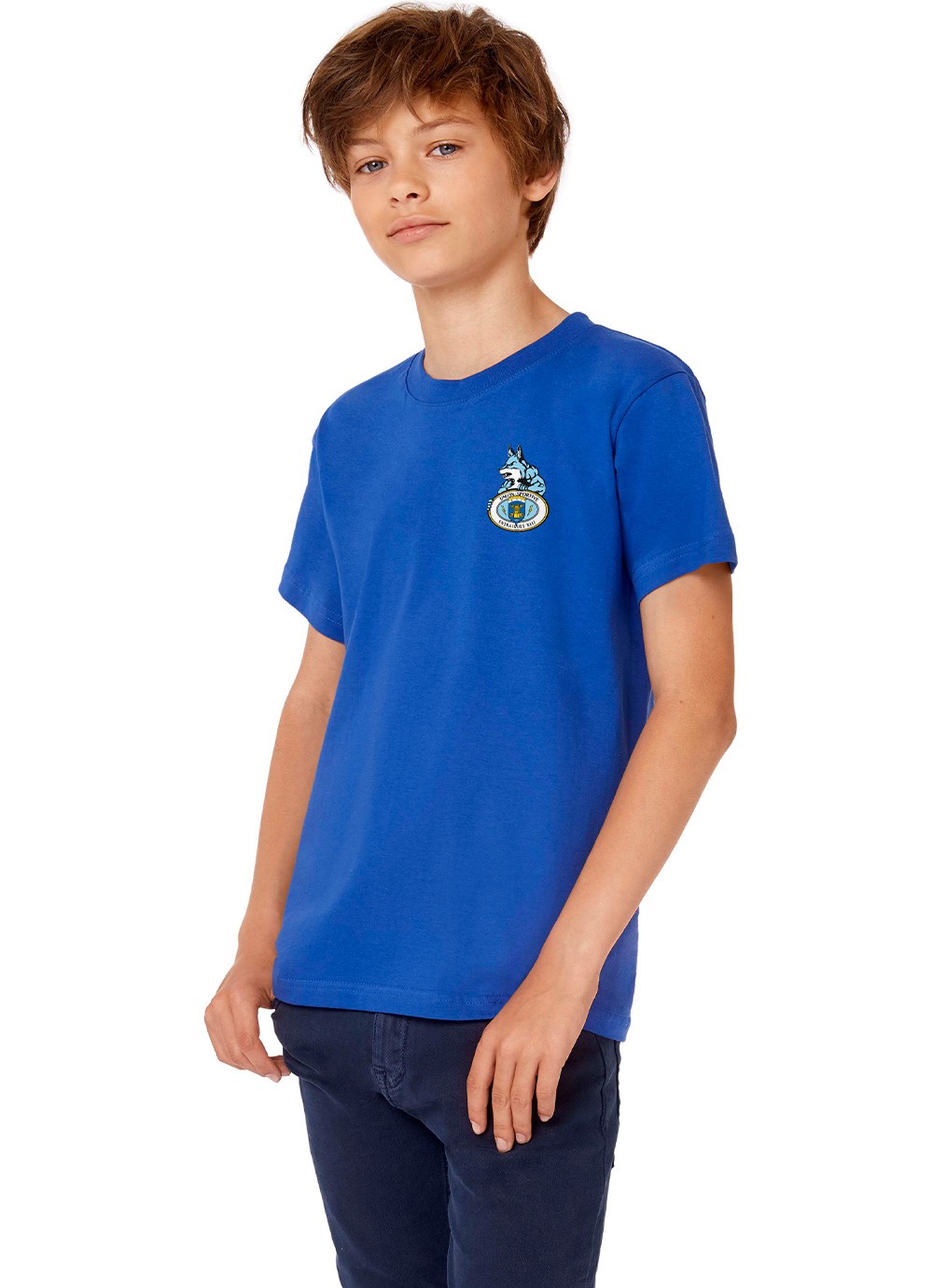 T-shirt enfant Carl Entraigues XIII bleu roi