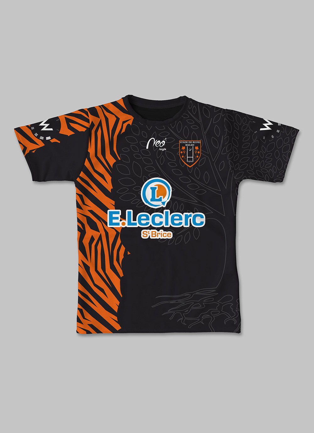 Maillot Effective Stade de Reims Rugby Les Tigresses 2023-2024 face