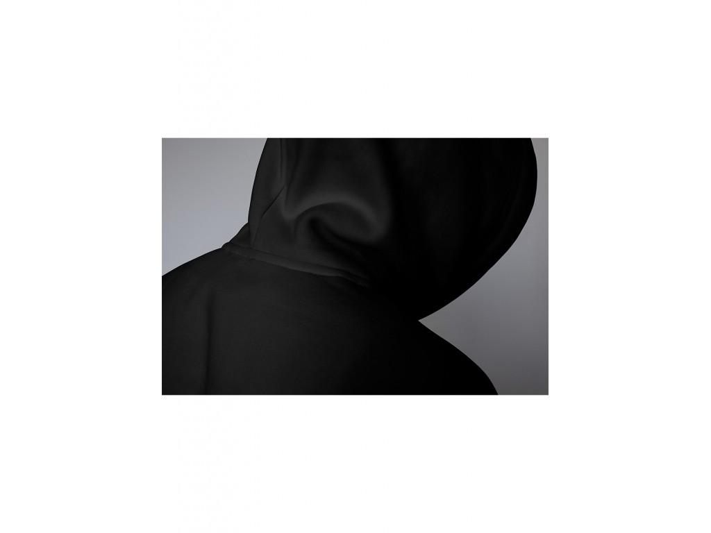 Sweatshirt capuche unisexe Elements Mutha dark grey détails