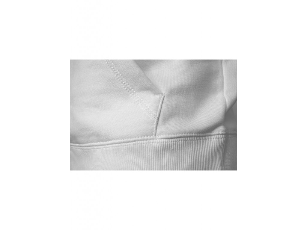 Sweatshirt capuche unisexe Banana-Bolt couleur emilance blanc détails