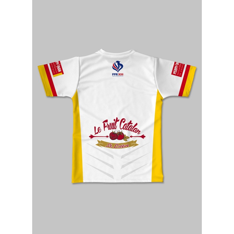 Maillot de match XIII Catalan 2018-2019