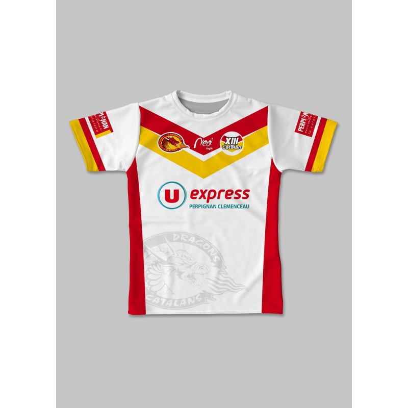 Maillot de match XIII Catalan 2018-2019