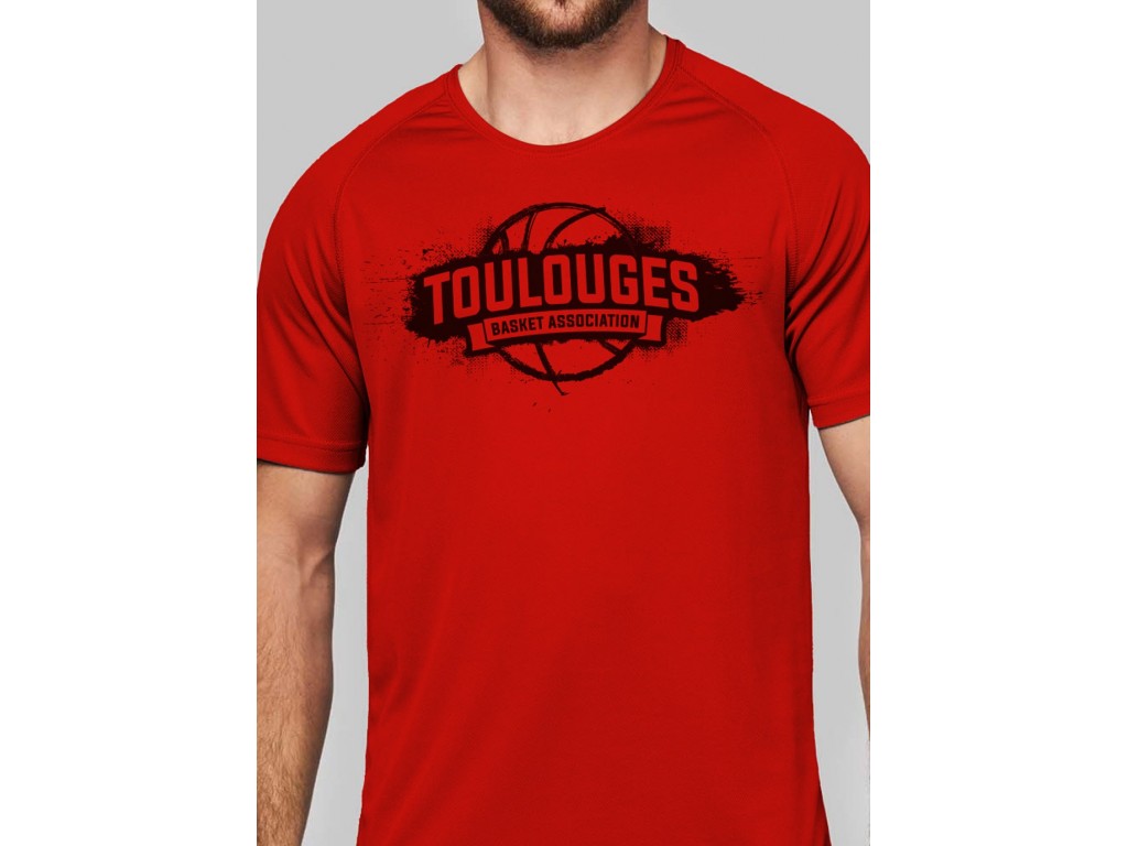 T-shirt sport homme Toulouges Basket Club - Playground
