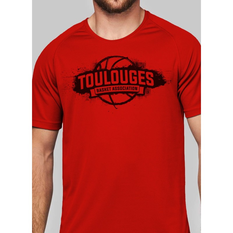 T-shirt sport homme Toulouges Basket Club - Playground